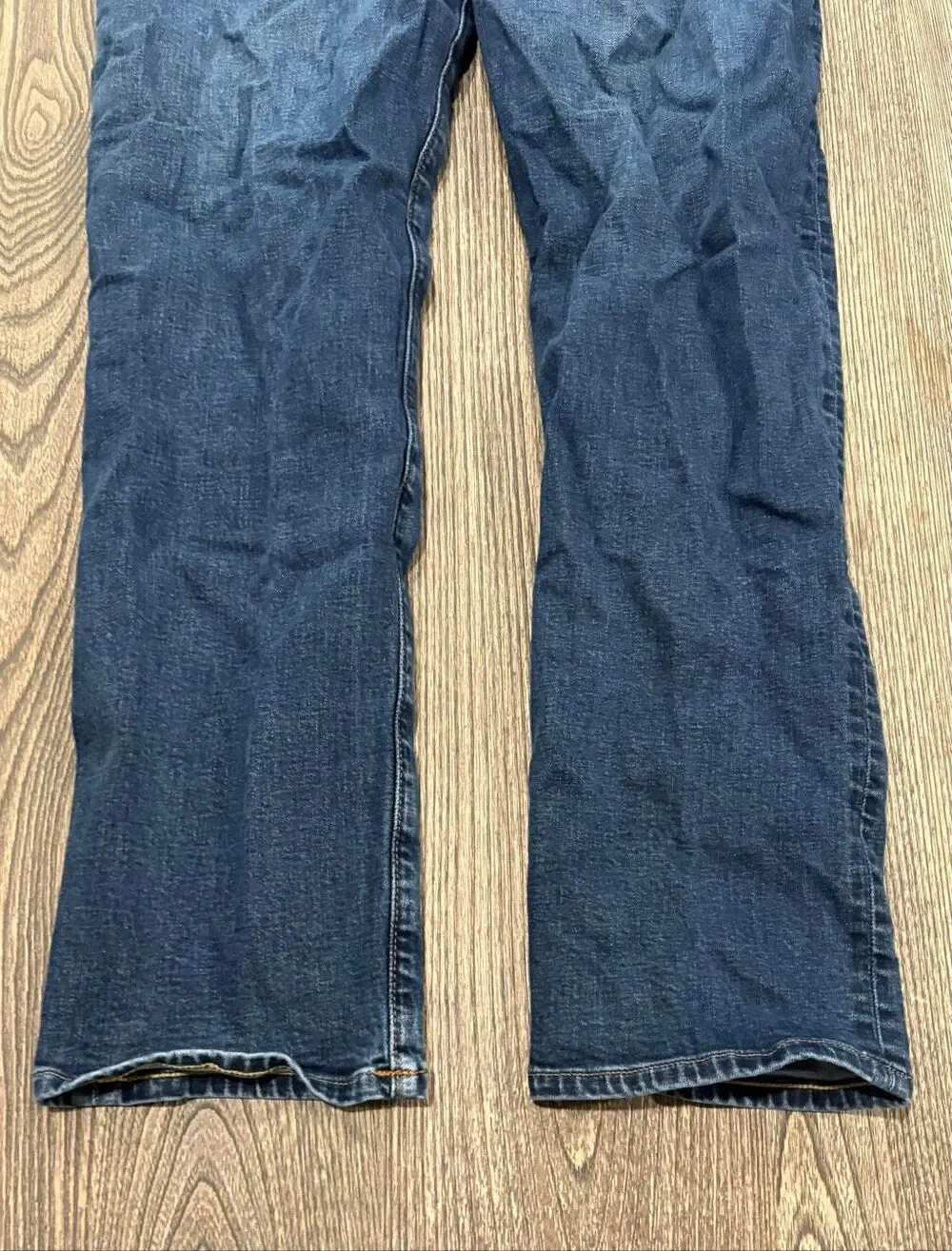 American Eagle Outfitters Men's Airflex+ Straight Jeans Blue Denim Size 32x32
